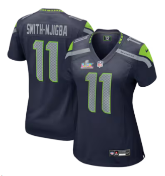 Jaxon Smith-Njigba, Seattle Seahawks Nike Super Bowl LX Patch Ga
